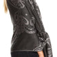Sakkas Sarah Reversible Silky Soft Brocade Scarf Shawl Stole with Fringe