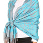Sakkas Mia Reversible Brocade Paisley Scarf Wrap Shawl Soft and Light