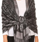Sakkas Mia Reversible Brocade Paisley Scarf Wrap Shawl Soft and Light