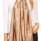 Sakkas Mia Reversible Brocade Paisley Scarf Wrap Shawl Soft and Light