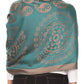 Sakkas Mia Reversible Brocade Paisley Scarf Wrap Shawl Soft and Light