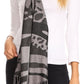 Sakkas Salome  Reversible Silky soft Wrap Shawl Scarf with Lovely Floral Brocade