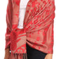 Sakkas Salome  Reversible Silky soft Wrap Shawl Scarf with Lovely Floral Brocade