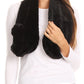 Sakkas Elise Faux Fur Mink Soft Warm Scarf with Pom-Pom