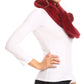 Sakkas Elise Faux Fur Mink Soft Warm Scarf with Pom-Pom
