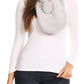 Sakkas Elise Faux Fur Mink Soft Warm Scarf with Pom-Pom