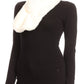 Sakkas Elise Faux Fur Mink Soft Warm Scarf with Pom-Pom