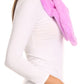 Sakkas Elise Faux Fur Mink Soft Warm Scarf with Pom-Pom