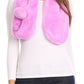 Sakkas Elise Faux Fur Mink Soft Warm Scarf with Pom-Pom