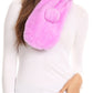 Sakkas Elise Faux Fur Mink Soft Warm Scarf with Pom-Pom