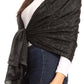 Sakkas Litta Women's Brocade Evening Shawl Wrap Head Scarf Large Soft Wedding