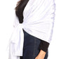 Sakkas Litta Women's Brocade Evening Shawl Wrap Head Scarf Large Soft Wedding