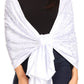 Sakkas Litta Women's Brocade Evening Shawl Wrap Head Scarf Large Soft Wedding