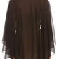 Sakkas Anya Women's Soft Chiffon Wedding Bridesmaid Bridal Cape Wrap Bolero Shrug