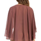 Sakkas Anya Women's Soft Chiffon Wedding Bridesmaid Bridal Cape Wrap Bolero Shrug