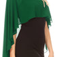 Sakkas Anya Women's Soft Chiffon Wedding Bridesmaid Bridal Cape Wrap Bolero Shrug