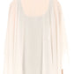 Sakkas Anya Women's Soft Chiffon Wedding Bridesmaid Bridal Cape Wrap Bolero Shrug