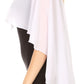 Sakkas Anya Women's Soft Chiffon Wedding Bridesmaid Bridal Cape Wrap Bolero Shrug