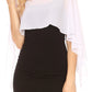 Sakkas Anya Women's Soft Chiffon Wedding Bridesmaid Bridal Cape Wrap Bolero Shrug