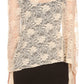 Sakkas Mari Women's Large Lightweight Soft Lace Scarf Wrap Shawl Floral and Fringe