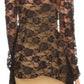 Sakkas Mari Women's Large Lightweight Soft Lace Scarf Wrap Shawl Floral and Fringe