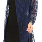 Sakkas Mari Women's Large Lightweight Soft Lace Scarf Wrap Shawl Floral and Fringe