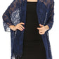 Sakkas Mari Women's Large Lightweight Soft Lace Scarf Wrap Shawl Floral and Fringe
