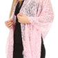 Sakkas Mari Women's Large Lightweight Soft Lace Scarf Wrap Shawl Floral and Fringe
