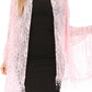 Sakkas Mari Women's Large Lightweight Soft Lace Scarf Wrap Shawl Floral and Fringe