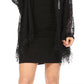 Sakkas Mari Women's Large Lightweight Soft Lace Scarf Wrap Shawl Floral and Fringe