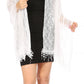 Sakkas Mari Women's Large Lightweight Soft Lace Scarf Wrap Shawl Floral and Fringe