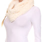 Sakkas Abhy Soft Fall Winter Furry Infinity Wrap Scarf
