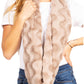 Sakkas Abhy Soft Fall Winter Furry Infinity Wrap Scarf
