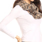 Sakkas Abhy Soft Fall Winter Furry Infinity Wrap Scarf