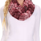 Sakkas Abhy Soft Fall Winter Furry Infinity Wrap Scarf