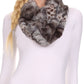 Sakkas Abhy Soft Fall Winter Furry Infinity Wrap Scarf