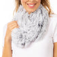 Sakkas Abhy Soft Fall Winter Furry Infinity Wrap Scarf