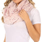 Sakkas Abhy Soft Fall Winter Furry Infinity Wrap Scarf