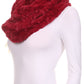Sakkas Abhy Soft Fall Winter Furry Infinity Wrap Scarf