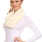 Sakkas Abhy Soft Fall Winter Furry Infinity Wrap Scarf
