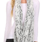 Sakkas Abhy Soft Fall Winter Furry Infinity Wrap Scarf