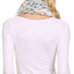 Sakkas Abhy Soft Fall Winter Furry Infinity Wrap Scarf