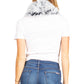Sakkas Abir Soft Furry Reversible Short Twist Wrap Around Infinity Scarf
