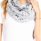 Sakkas Abir Soft Furry Reversible Short Twist Wrap Around Infinity Scarf