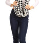 Sakkas Abir Soft Furry Reversible Short Twist Wrap Around Infinity Scarf