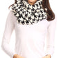 Sakkas Abir Soft Furry Reversible Short Twist Wrap Around Infinity Scarf
