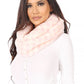 Sakkas Abir Soft Furry Reversible Short Twist Wrap Around Infinity Scarf