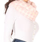 Sakkas Abir Soft Furry Reversible Short Twist Wrap Around Infinity Scarf
