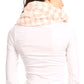 Sakkas Abir Soft Furry Reversible Short Twist Wrap Around Infinity Scarf
