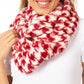 Sakkas Abir Soft Furry Reversible Short Twist Wrap Around Infinity Scarf